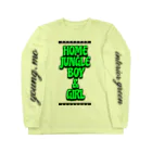 young.moの"JUNGLE" home mori boy & girl  ロングスリーブTシャツ