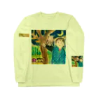 キキとココからのいおちゃん＆フクロウくん Long Sleeve T-Shirt