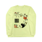 こむにゅのアパートメントの『RING A RING A ROSES (→)』 Long Sleeve T-Shirt