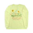 chataro123の花屋(Florist: Bloom Creator) ロングスリーブTシャツ