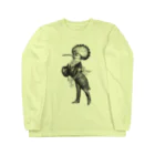 古書　天牛書店のグランヴィル「ヤツガシラ」＜アンティーク・プリント＞ Long Sleeve T-Shirt