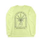 420 MUSIC FACTORYのCannabinol extracts（大麻抽出） ロングスリーブTシャツ