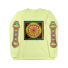 ✨🌈✨ユラクラカン🇯🇵 ✨🌈✨の✨🌄サンライズ・花火チャクラ✨ Long Sleeve T-Shirt