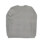 もくもくモクレンの日本スピッツデザインショップのねてるスピッツ Long Sleeve T-Shirt :back
