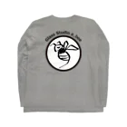 あびー工房（a_bee）のあびー工房（a_bee）ロゴグッズ Long Sleeve T-Shirt :back