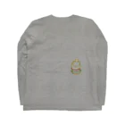 はるもちの月見ぴよ Long Sleeve T-Shirt :back