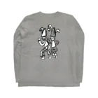 CHIKA＆NISSYのロゴTうさぎバックP Long Sleeve T-Shirt :back