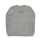 ふじみ屋 fujimi-ya のリズム＆坊主 Long Sleeve T-Shirt :back