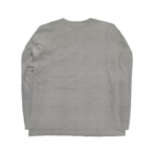 akane_art（茜音工房）のゆるチワワ（ブルー） Long Sleeve T-Shirt :back