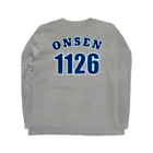 温泉グッズ@ブーさんとキリンの生活のONSEN 1126 Long Sleeve T-Shirt :back