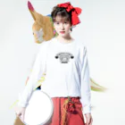M's SHOP♡のSOBAKASU ガール(SUPER CUTE) Long Sleeve T-Shirt :model wear (front)