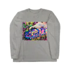 ホップステップジャンピングの汽車ポッポ Long Sleeve T-Shirt