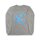 週刊少年ライジングサンズのSmile Face Blue Line ロングスリーブTシャツ