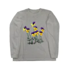 paintpaintingのビオラ Long Sleeve T-Shirt