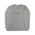 viva's SHOPのシンプルねこぜびーばー Long Sleeve T-Shirt