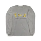 モスクワノマンボウのくるくる猫 Long Sleeve T-Shirt