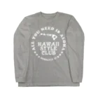 ハワイスタイルクラブのHSC  WHT LOGO Long Sleeve T-Shirt