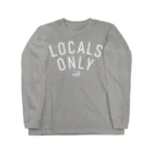 ハワイスタイルクラブのLOCALS ONLY  WHT LOGO ロングスリーブTシャツ