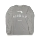 ハワイスタイルクラブのHONOLULU　WHT LOGO Long Sleeve T-Shirt