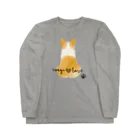 いぬねこGOGOのコーギー（後ろ姿） Long Sleeve T-Shirt