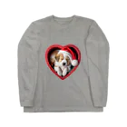 saitosekaiのクリスマスの癒しの子犬 Long Sleeve T-Shirt