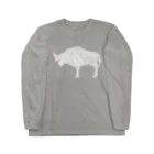 ヴンダーカンマーの亥（white） Long Sleeve T-Shirt