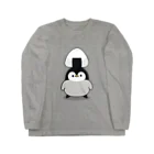 DECORの心くばりペンギン / おにぎりver. ロングスリーブTシャツ