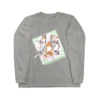Airy BlueのMiracle spin Shelties! side F Long Sleeve T-Shirt
