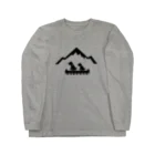 too muchの人間用のカヌー Long Sleeve T-Shirt