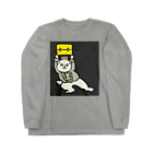 gfwshopping!の頼もしい猫のポーター Long Sleeve T-Shirt