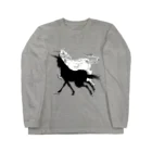 made blueのMonochrome Unicorn Long Sleeve T-Shirt