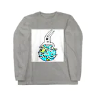 ぴゅう(・ε・)の地球をクルクルするぴゅー Long Sleeve T-Shirt