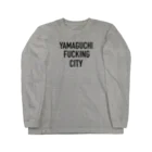 lilsnow cocoonのFUCKING CITY  ロングスリーブTシャツ