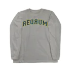 shoppのREDRUM 灰×紺 ロングスリーブTシャツ