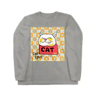 316(MIHIRO)のねこのリラックス レトロ Long Sleeve T-Shirt