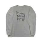 akane_art（茜音工房）のゆるチワワ（クリア） Long Sleeve T-Shirt