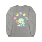 ようこそ『MAYOHOUSE』へのアマビエ×花月雪星宙 Long Sleeve T-Shirt