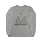 NVLKの危険シェル芸Tシャツ dd（黒文字） Long Sleeve T-Shirt