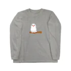 石丸沙織のポチャ白文鳥ちゃん　背景透過版 Long Sleeve T-Shirt