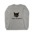 ラヴアニマルズの　ねこのぽーTシャツ　動物救済プロジェクト Long Sleeve T-Shirt