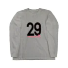 日本酒女子普及委員会29ショップのI♥SAKE29普及アイテム（色変更可能） ロングスリーブTシャツ