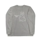 ゆるもたやのHOUTONのうさぎちゃん（白版） Long Sleeve T-Shirt