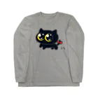 AI作家さむねこの作品集のミカヅキネコのおさんぽ Long Sleeve T-Shirt