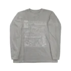 TUKINEKO Goods Shopの月猫のタブラチュア Long Sleeve T-Shirt