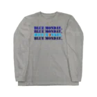 EulazuliのBlue Monday ロングスリーブTシャツ