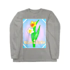 Lily bird（リリーバード）のnarcissus 水仙 Long Sleeve T-Shirt