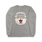 Lunatic Cat-ismの口が悪いマヌルネコ-MITENJANEEYO Long Sleeve T-Shirt