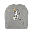 ビューン ワークスのミケ猫　ヤギーニャ　ベーシスト Long Sleeve T-Shirt