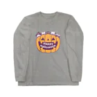 あずき缶の4匹の猫のハロウィーン Long Sleeve T-Shirt