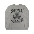SAUNA JUNKIES | サウナジャンキーズのTRANCE REVOLUTION（黒プリント） ロングスリーブTシャツ
